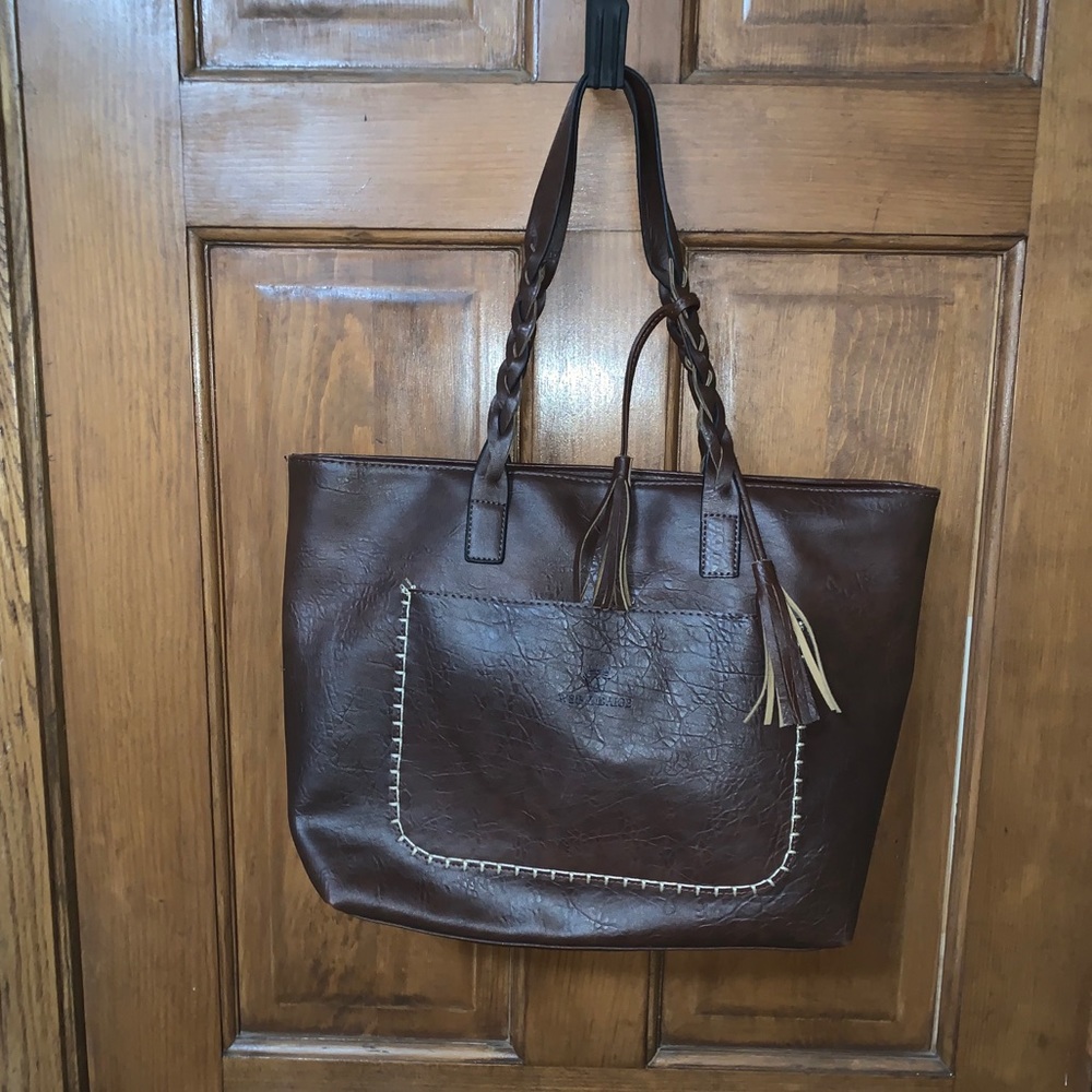 Weimeibaige Brown Leather Bag